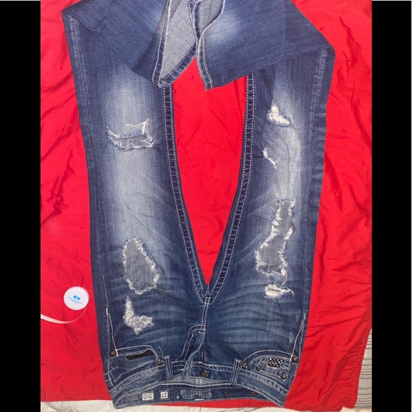 💎💎Miss me distressed bling jeans with crystals - Picture 7 of 7